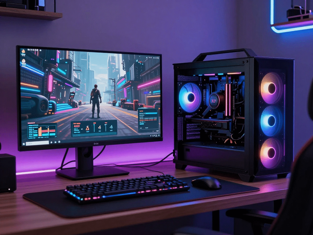 Người Chơi Tối Ưu Hiệu Suất Sunwin Trên Máy Tính Pc 2026, Biểu Đồ Fps Tăng Cao Trên Màn Hình, Setup Gaming Hiện Đại Với Đèn Rgb Rực Rỡ Người chơi tối ưu hiệu suất Sunwin trên máy tính PC 2026, biểu đồ FPS tăng cao trên màn hình, setup gaming hiện đại với đèn RGB rực rỡ