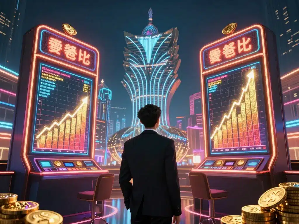 Minh Họa So Sánh Sunwin Và Casino Quốc Tế 2026 Với Nhà Đầu Tư Cân Nhắc Giữa Hai Sòng Bạc Xa Xỉ Sáng Rực Neon Trong Thành Phố Tương Lai Minh họa so sánh Sunwin và casino quốc tế 2026 với nhà đầu tư cân nhắc giữa hai sòng bạc xa xỉ sáng rực neon trong thành phố tương lai